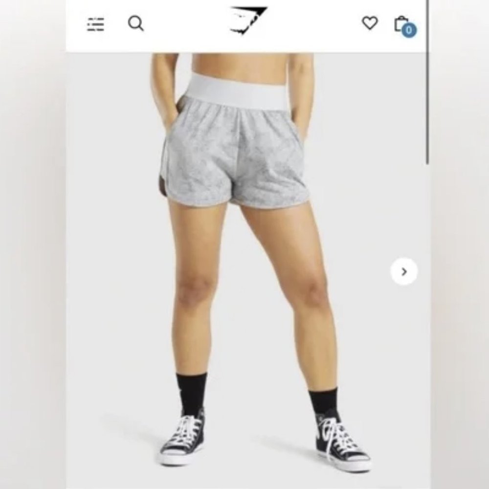 Gymshark Chalk Sweat Shorts